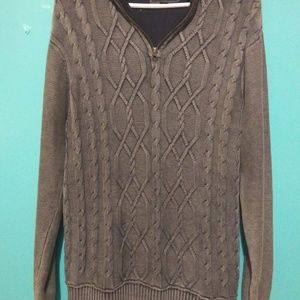 Men's button up and sweater